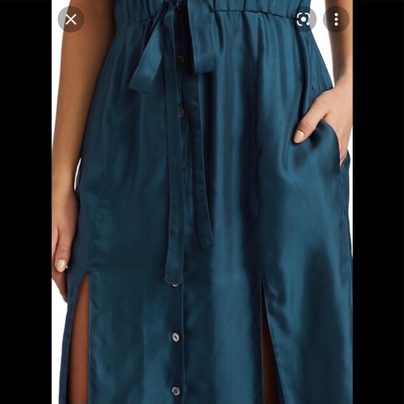 Sold🎈Cinq a Sept blue midi dress 6 - Picture 5 of 7